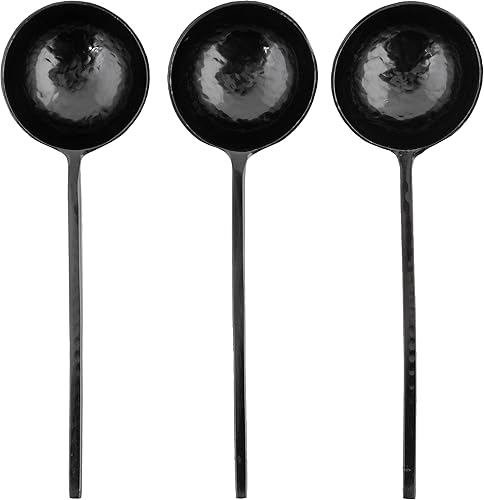 Vista 7 de Karma CUCHARAS DE MADERA NEGRA GRANDES S/4, juego de 4