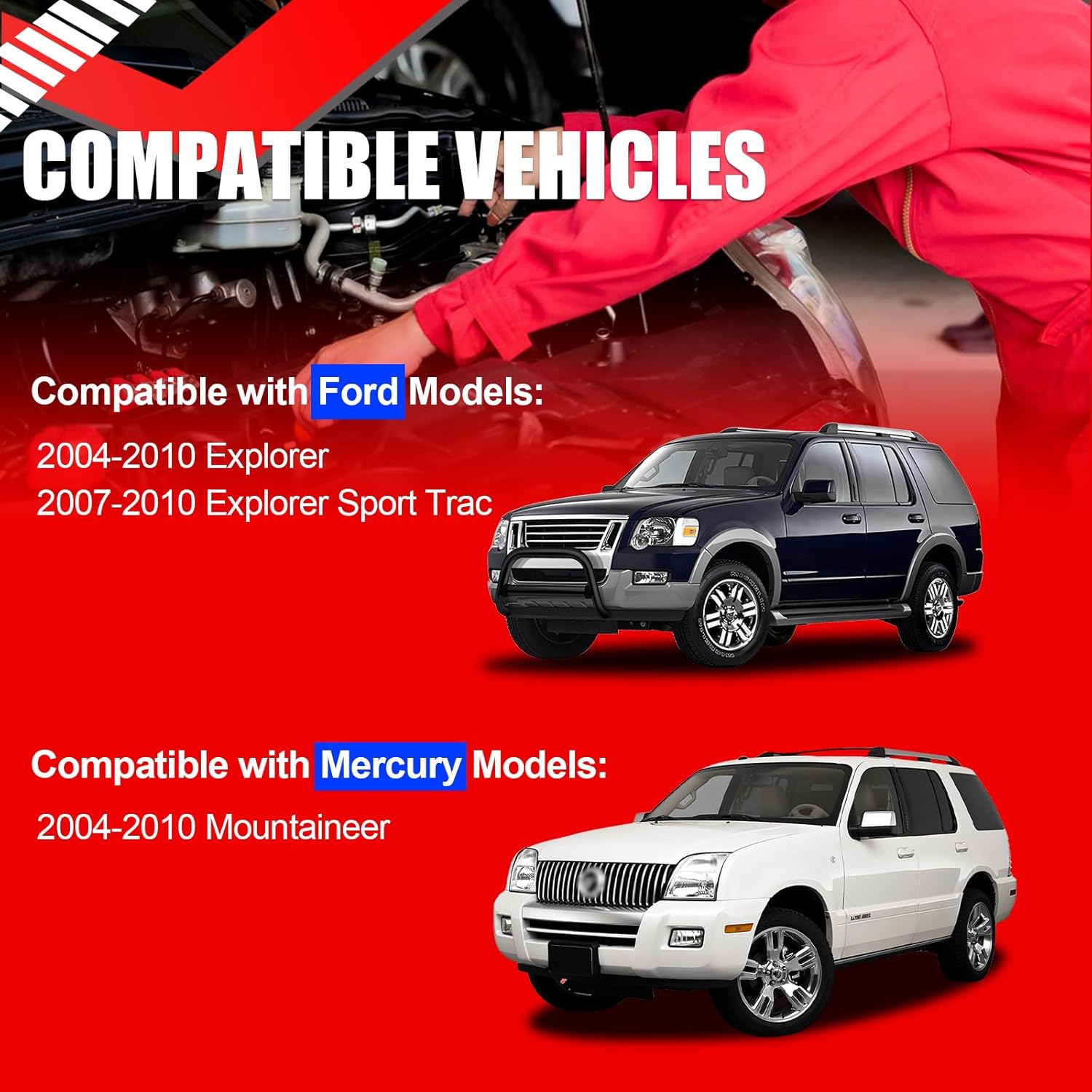 SMMS EL2Z9F836A Accelerator Pedal with Position Sensor Replacement for Ford Explorer 2004-2010, Explorer Sport Trac 2007-2010, for Mercury Mountaineer 2004-2010 Replaces OE Number 4L2Z9F836BA