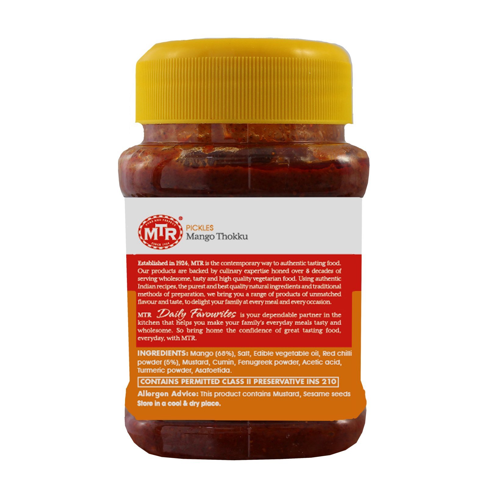 Ajo Encurtido MTR (300g) (Mango Thokku)