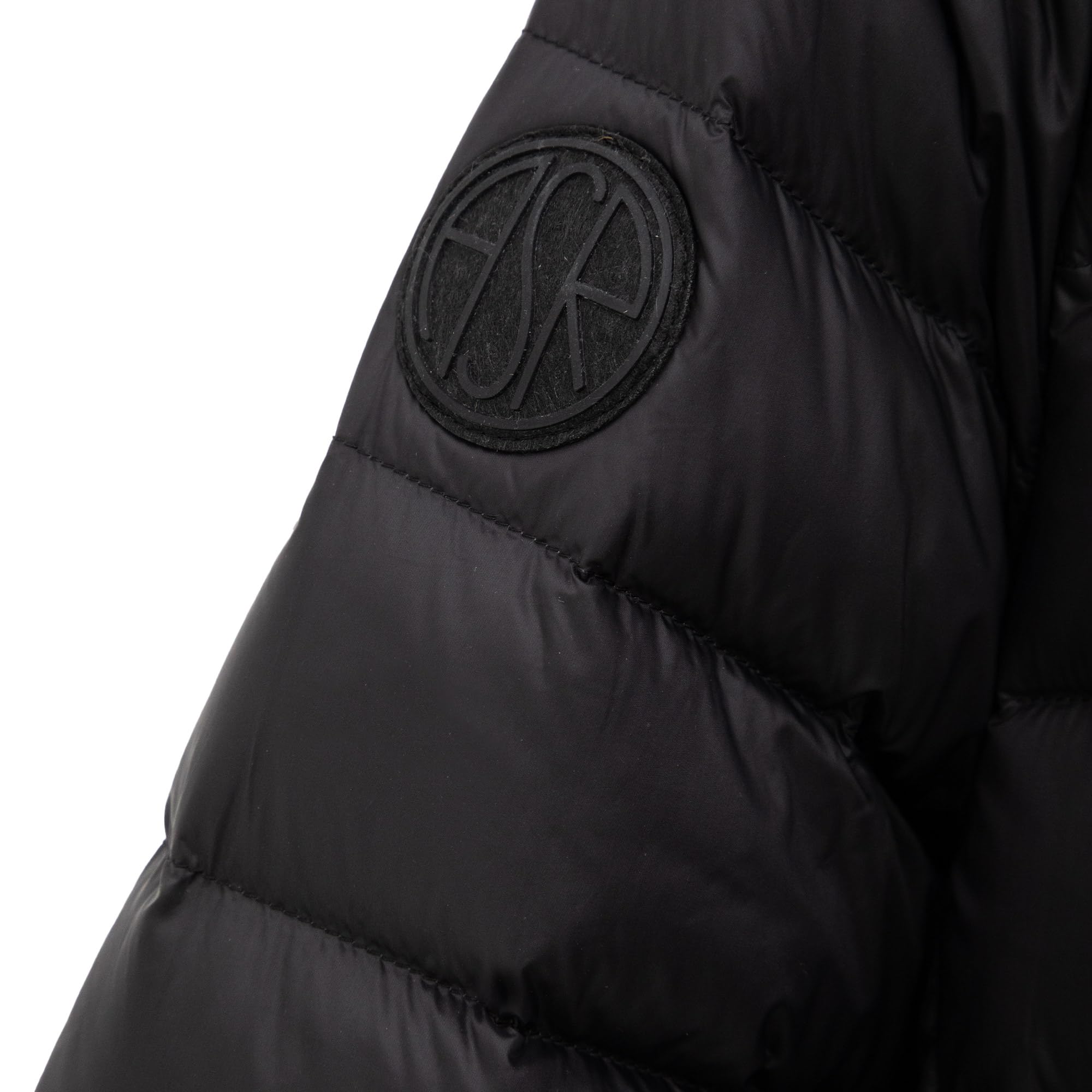 AS Roma - Giacca Ultralight, Piumino Leggero, Nero con Logo su Manica, Prodotto Ufficiale, Unisex, Adulto