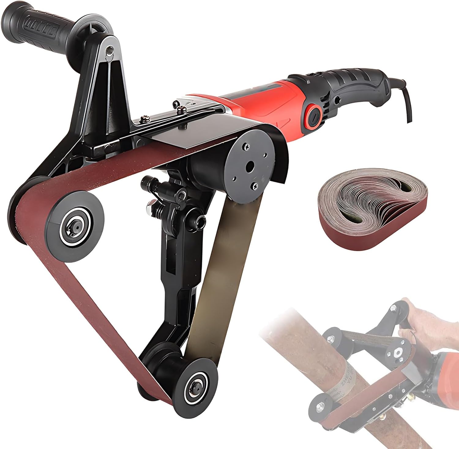 AXGCAA Pipe Tube Polisher Sander, 800W Stainless Steel Pipe Polishing ...