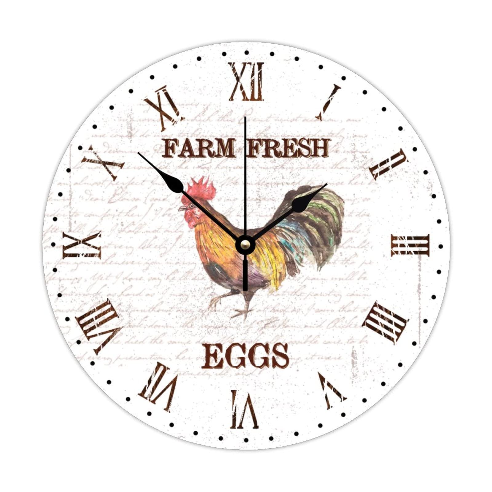 Cadeau idéal horloge en bois style rétro maison de campagne