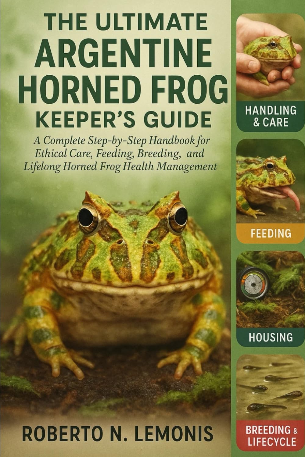 THE ULTIMATE ARGENTINE HORNED FROG KEEPER’S GUIDE: A Complete Step-by-Step Handbook for Ethical Care, Feeding, Breeding, and Lifelong Horned Frog Health Management