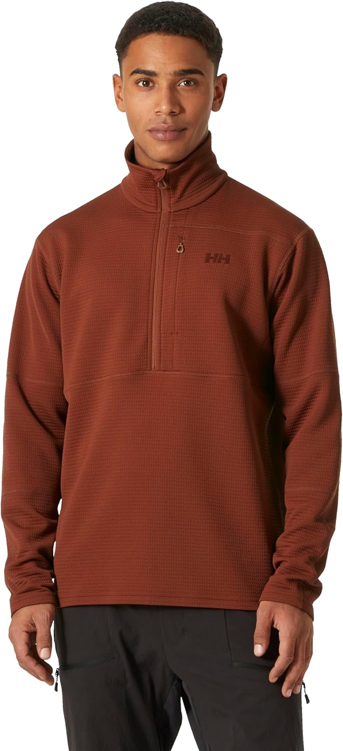 Helly-Hansen Evolved Air 1/2 Zip Midlayer Men's Fleece Jacket - Lightweight, Quick-Dry Sportswear for Outdoor Activities