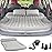 KMZ SUV Air Mattress Thickened and Double-Sided Flocking Travel Camping Bed with 2 Pillows & Electric Pump Dedicated Mobile Cushion Inflatable Bed for SUV Trunk and Rear Seat (Light Gray)