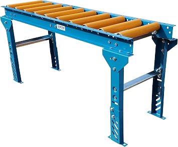 Ultimation Medium Duty Adjustable Height Conveyor with Poly-Coated Rollers