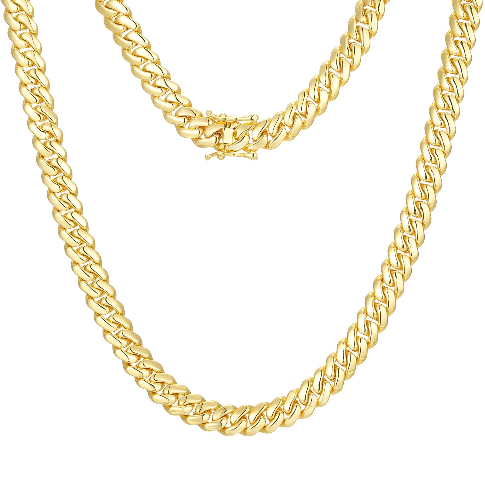Ucciyo Cuban Link Chain 18k Gold Plated