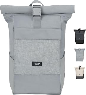 Rucksack Damen & Herren - No 4 - Rolltop Backpack mit Laptopfach Uni, Arbeit & Fahrrad - Großer Reiserucksack - Wasserabweisend