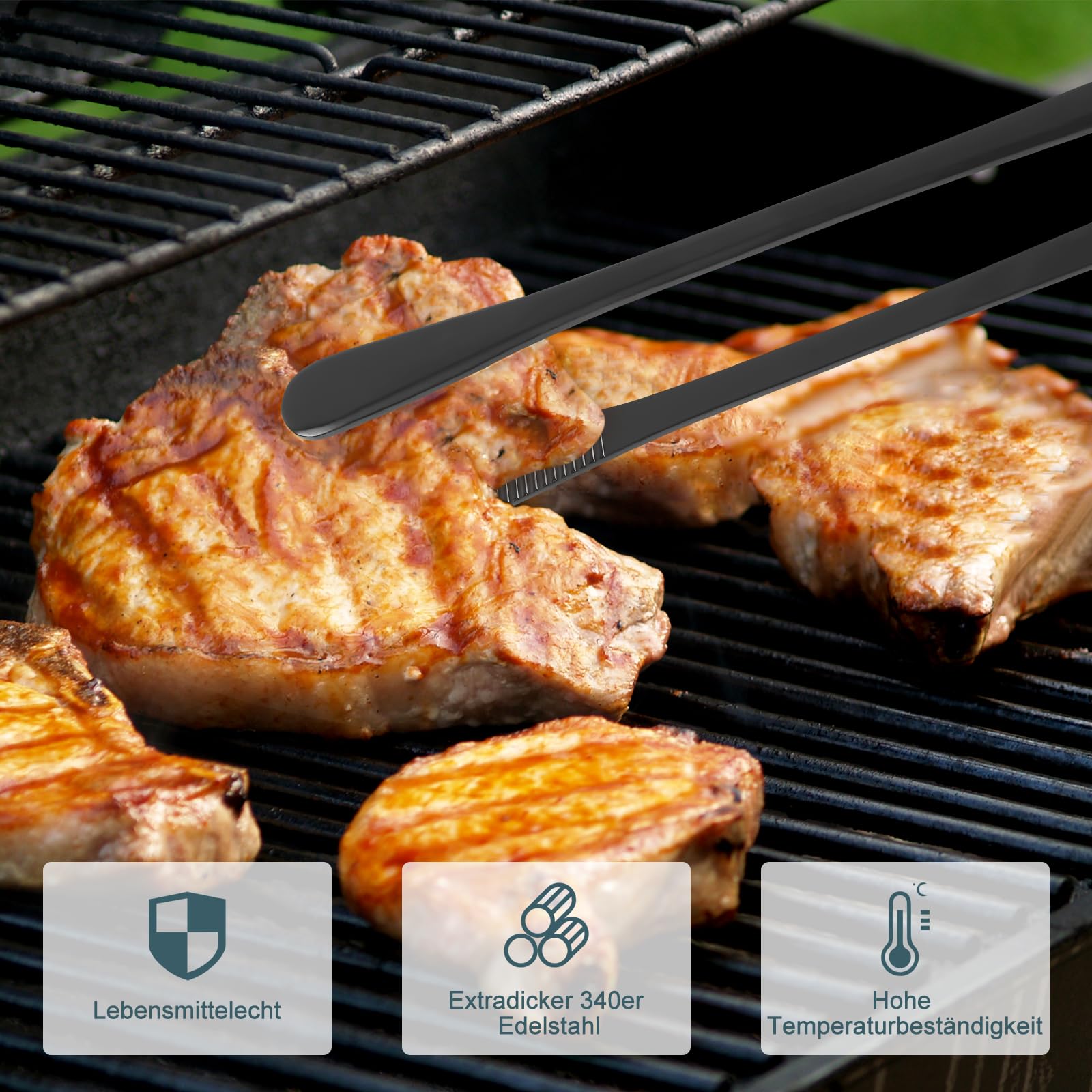 PINZA DA CUCINA IN ACCIAIO 23CM | WOOOW | Leroy Merlin - Foto 4