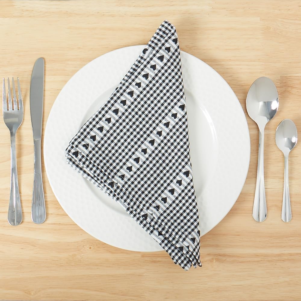 Home Basics 16 Piece Flatware Set | Stainless Steel | Ergonomic Handles | Clean Line Design | Silver Finish (Piper)