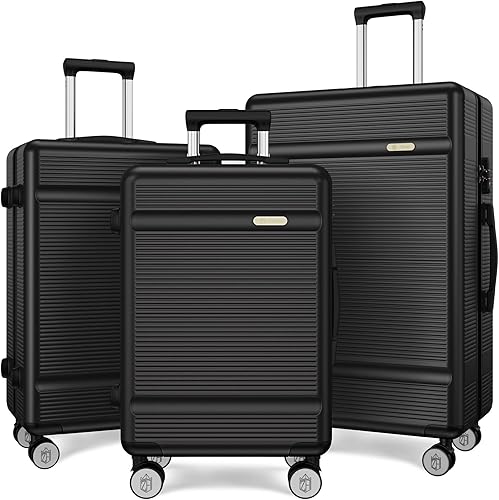 Zitahli Luggage Set - 3 Pieces Luggage Sets Expandable - Hard Case Luggage - Spinner Wheels Suitcase with TSA Lock - YKK Zippers Suitcase Sets