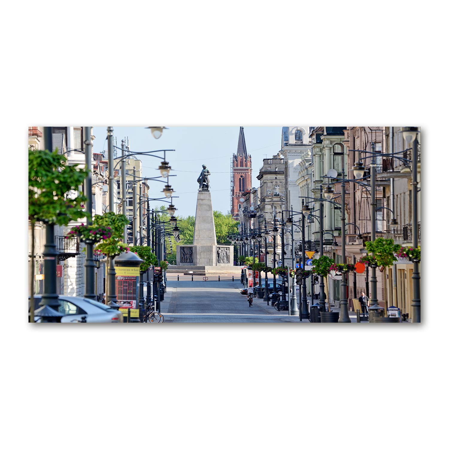Tableau plexiglas Lodz Polonia Tulup 120x60 cm pour decoration murale salon