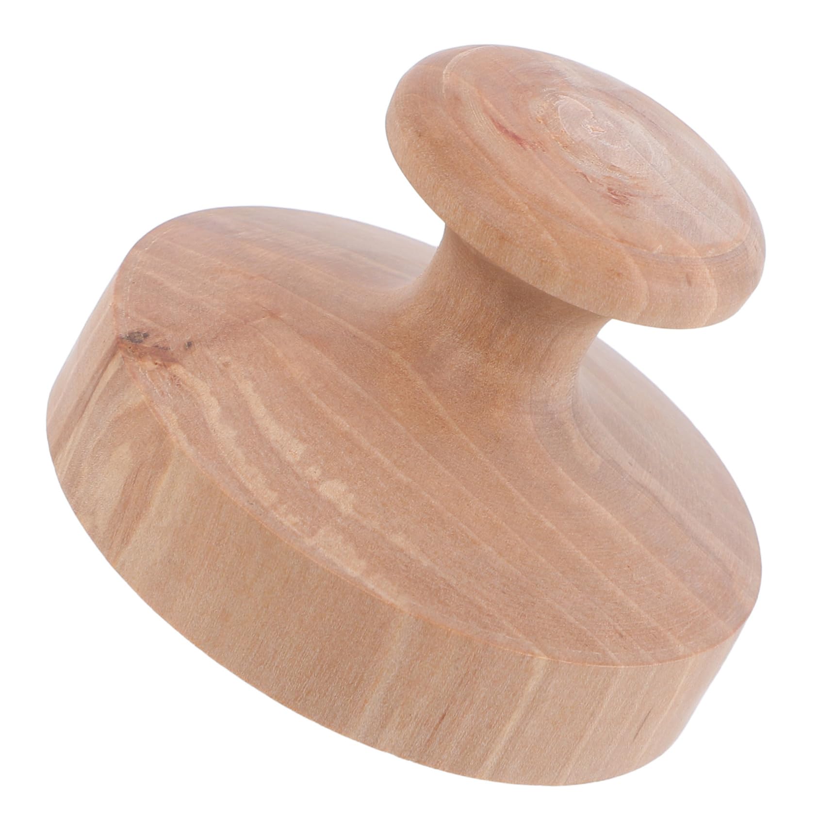 BRIGHTFUFU Wooden Dough Press Tortilla Press for Corn Hamburger Bun Molding Meat Flat Burger