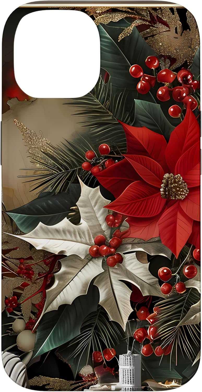 Christmas Classic Design - Vintage Holiday - Themed Decor Case for iPhone 15 Pro