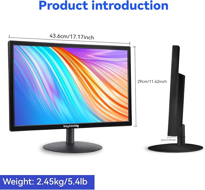 Monitor Táctil 19" HD+ 1440x900 Pantalla Multi-Touch HDMI VGA miniatura 4