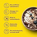 Yogabar Oats Dark Chocolate 1kg | Healthy Breakfast Cereal Oats High in Protein Now with Black Raisins gallery image