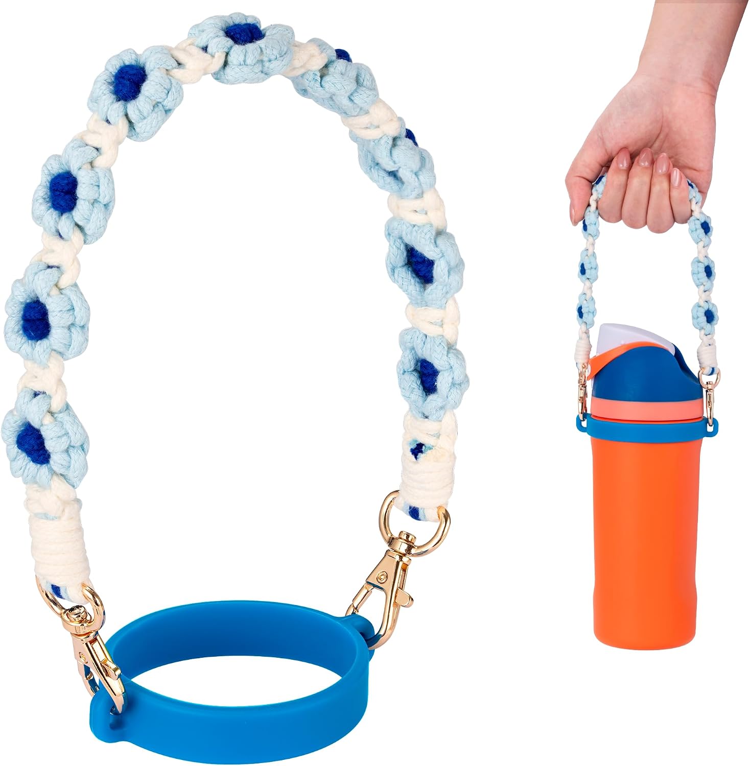 Water Bottle Handle Strap Compatible with Owala & Stanley Cups