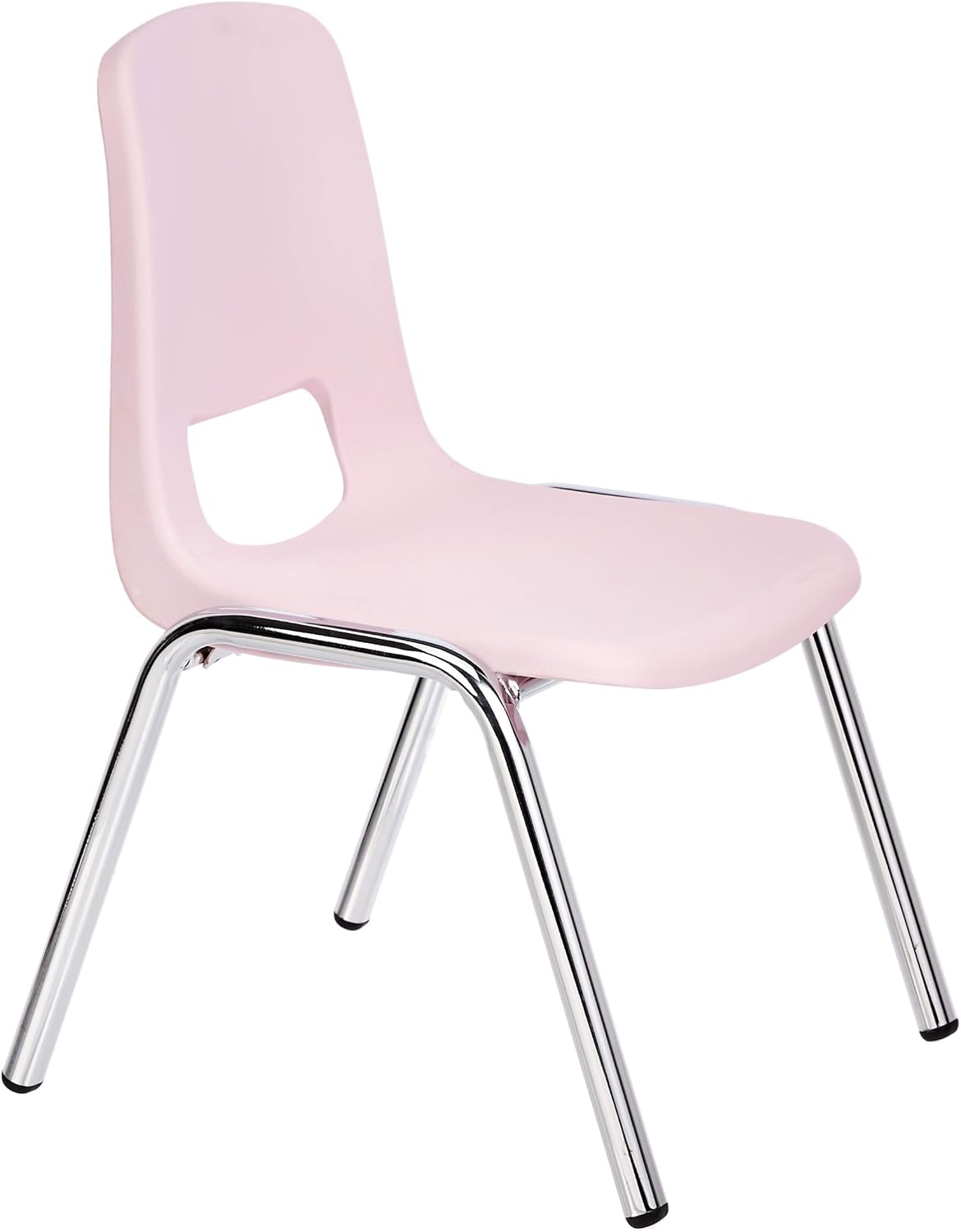  Basics School Classroom Stack Chair, 10-Inch Seat Height - 6-Pack, Chrome Legs, Blue: Industrial & Scientific