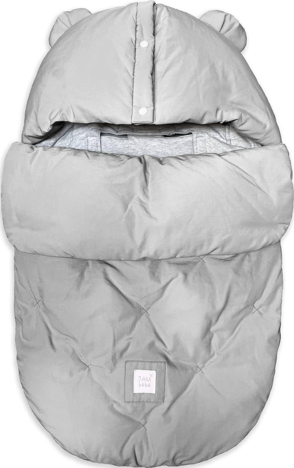 7AM Enfant Universal Stroller Footmuff - Water Repellent Winter Bunting Bag for Car Seats, Soft Micro-Fleece & Plush Lined for Baby Boy & Girl | BebePOD Pearl 0 - 9 M