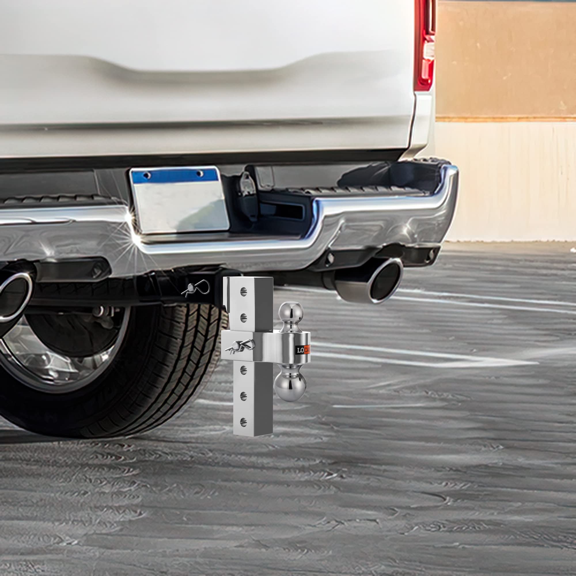 Autumnfielddiversitech dtalbm7000?10インチドロップ調整可能デュアルロックダブルボールHitch