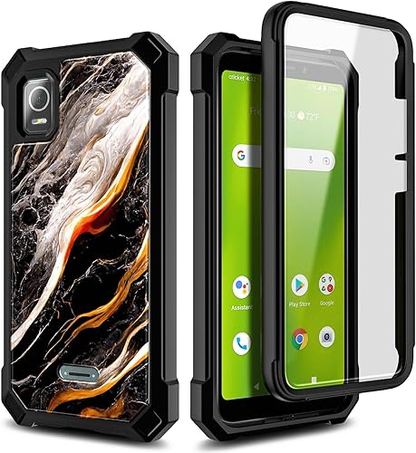 Miniatura 6 de NZND Designed for Alcatel TCL 30Z (T602DL) Case, TCL 30 LE Phone Case with [Built-in Screen Protector], Full-Body Protective Shockproof Rugged