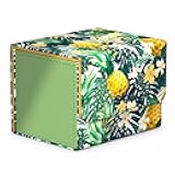 Limited Run Sidewinder 100+ Floral Places II, Deck Box for 100 Double-Sleeved TCG Cards, Baha Green, Magnetic Closure & Microfiber Inner Lining…