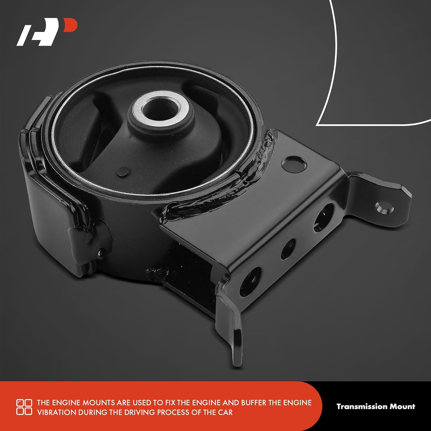 A-Premium Transmission Mount Compatible with Toyota Prius 2001-2003 | for Toyota Prius 2001-2003 & Scion xA 2004-2006, xB 2004-2006, 1.5L, Automatic Transmission, Solid