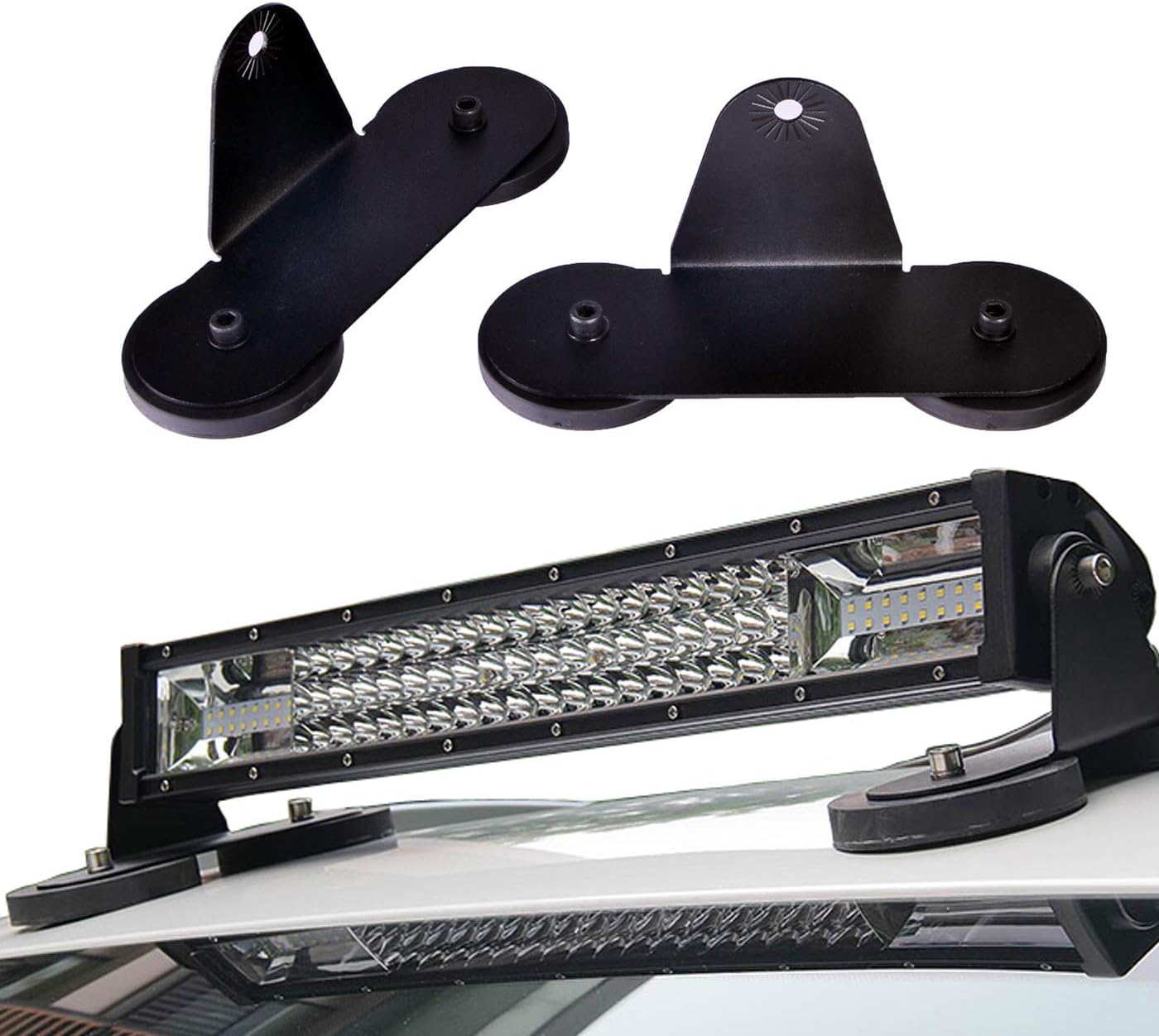 Omotor Powerful Mount Bracket Sucker Holder Magnetic Base f/Roof Led Light Bar Offroad