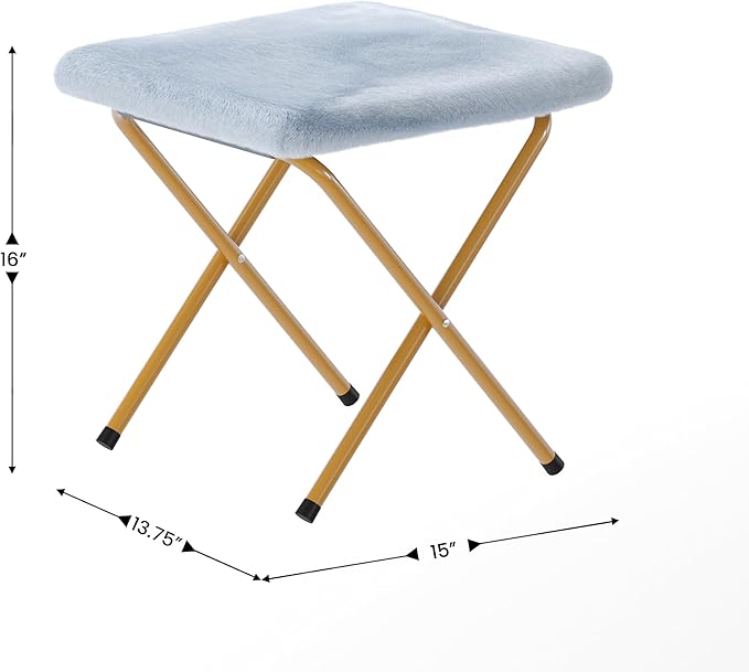 Sillón Plegable Descanso Doble con 2 Puffs en Tela Agua miniatura 7