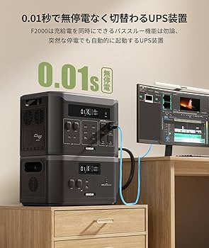 EENOUR ポータブル電源 F2000 グリーン【期間限定特別価格】 Amazon.co.jp: EENOUR ポータブル電源 P2001PLUS(P2001進級版