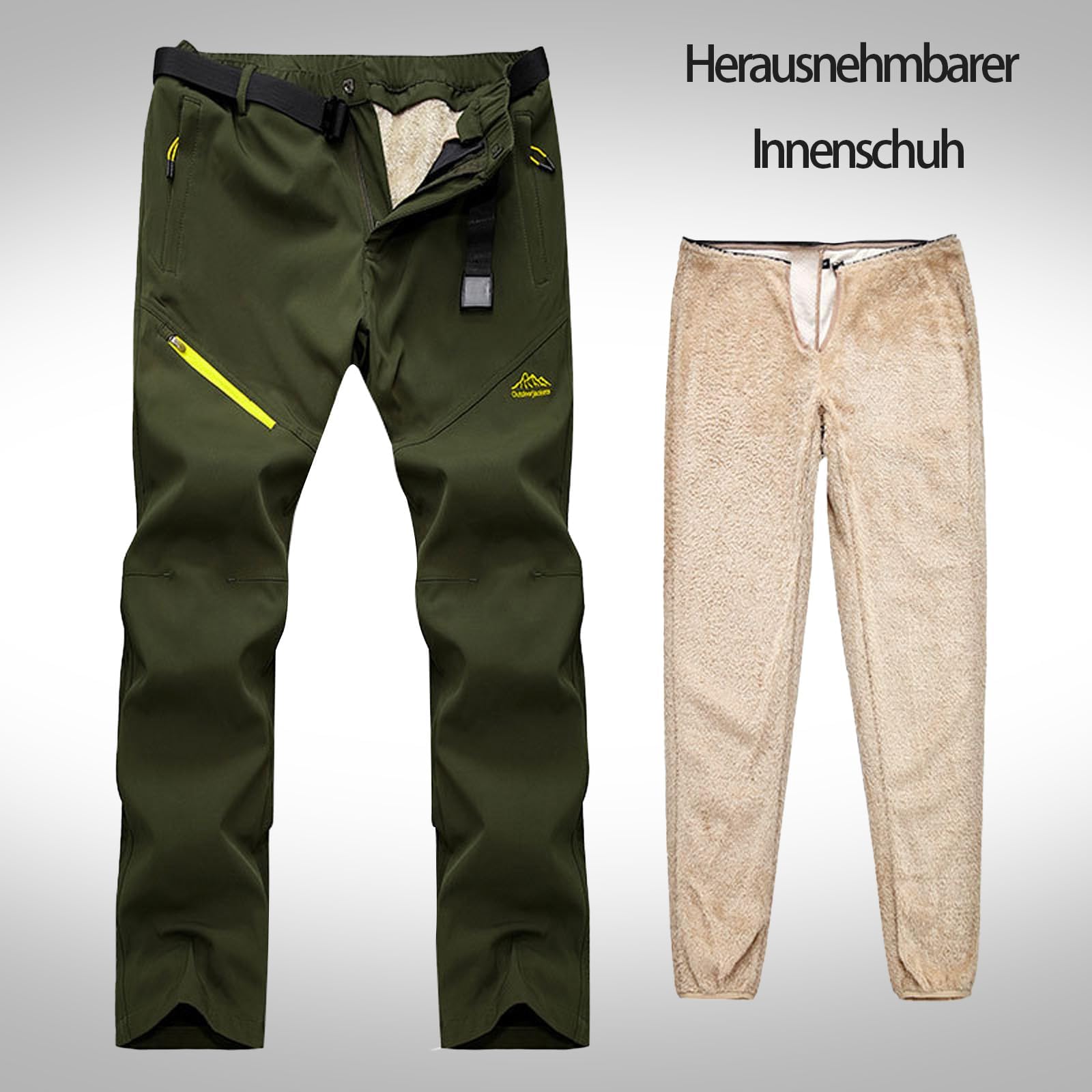 Skianzug Herren 2 Teilig Wasserdicht Warm Skijacke und Hose Ski Set Winter Schneeanzug Männer Snowboardanzug Atmungsaktiv Outdoor Skibekleidung Winddicht Gefüttert Zweiteiler Outfit Skioverall Kombi