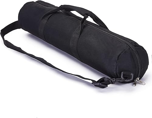 MOOCY Bolsa de transporte para trípode, 45.3 x 7.5 x 7.5 pulgadas, funda acolchada de trípode resistente con correas para el hombro y asa (XL)