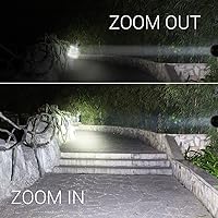 Vista 5 de 10 Pieces LED Flashlights Torch, High Lumens Mini Flashlight Waterproof Pocket Flash Light with 3 Modes, Adjustable Focus Zoomable for Camping