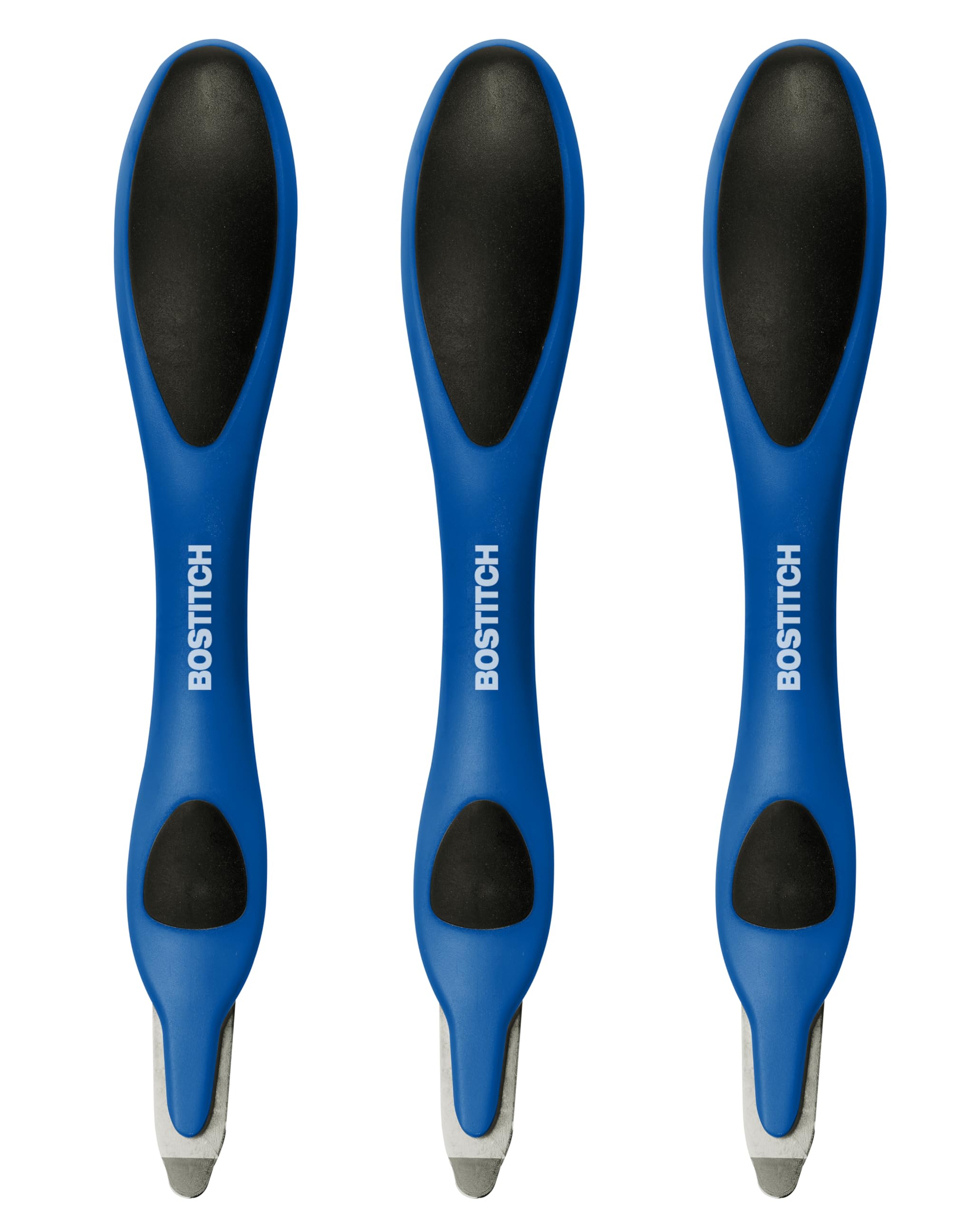 Bostitch Office Professional Push Style Easy Staple Remover, niebieski, 3-pak (30000-BLUE-3PK