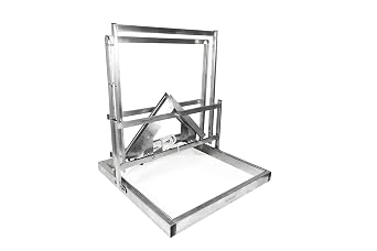 Hive Frames Uncapper with Double 12V Electric Knives Bee Honey Stainless Steel Uncapping Machine