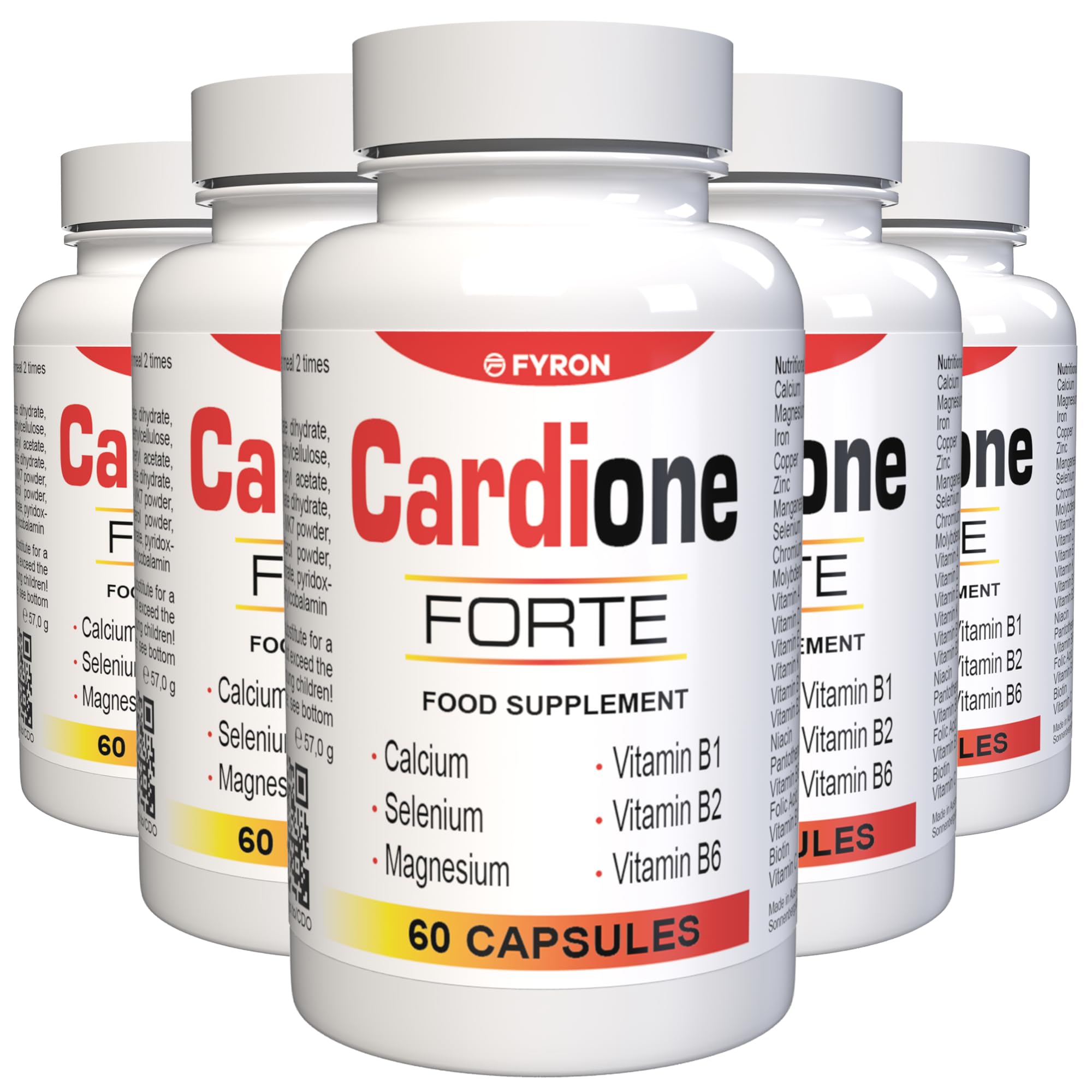 Cardione Forte - 300 Kapseln (5x 60 Kapseln), 5er Pack