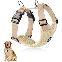 SlowTon Dog Harness for Dogs No Pull Safety Harness Small and Medium Dogs Chest Harness Soft Padded Breathable