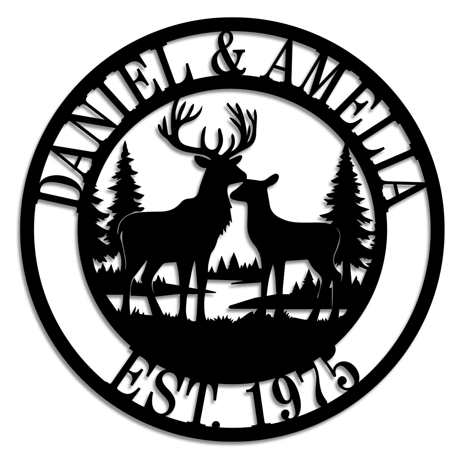 Personalized Anniversary Wedding Gifts,Personalized Anniversary Wedding Gifts for Couple Parent Husband Wife, Custom Anniversary Metal Plaque