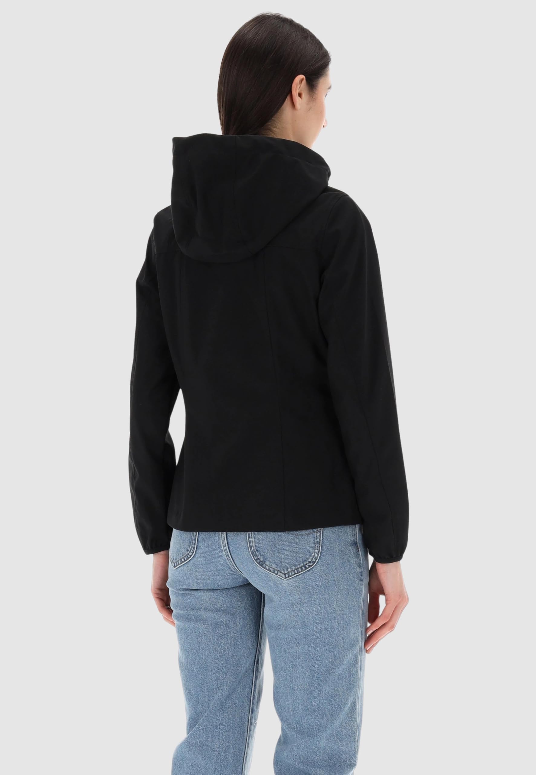Yes Zee GIUBBINO GIACCA GIUBBOTTO SOFTSHELL DONNA CAPPUCCIO AMOVIBILE J421/M400