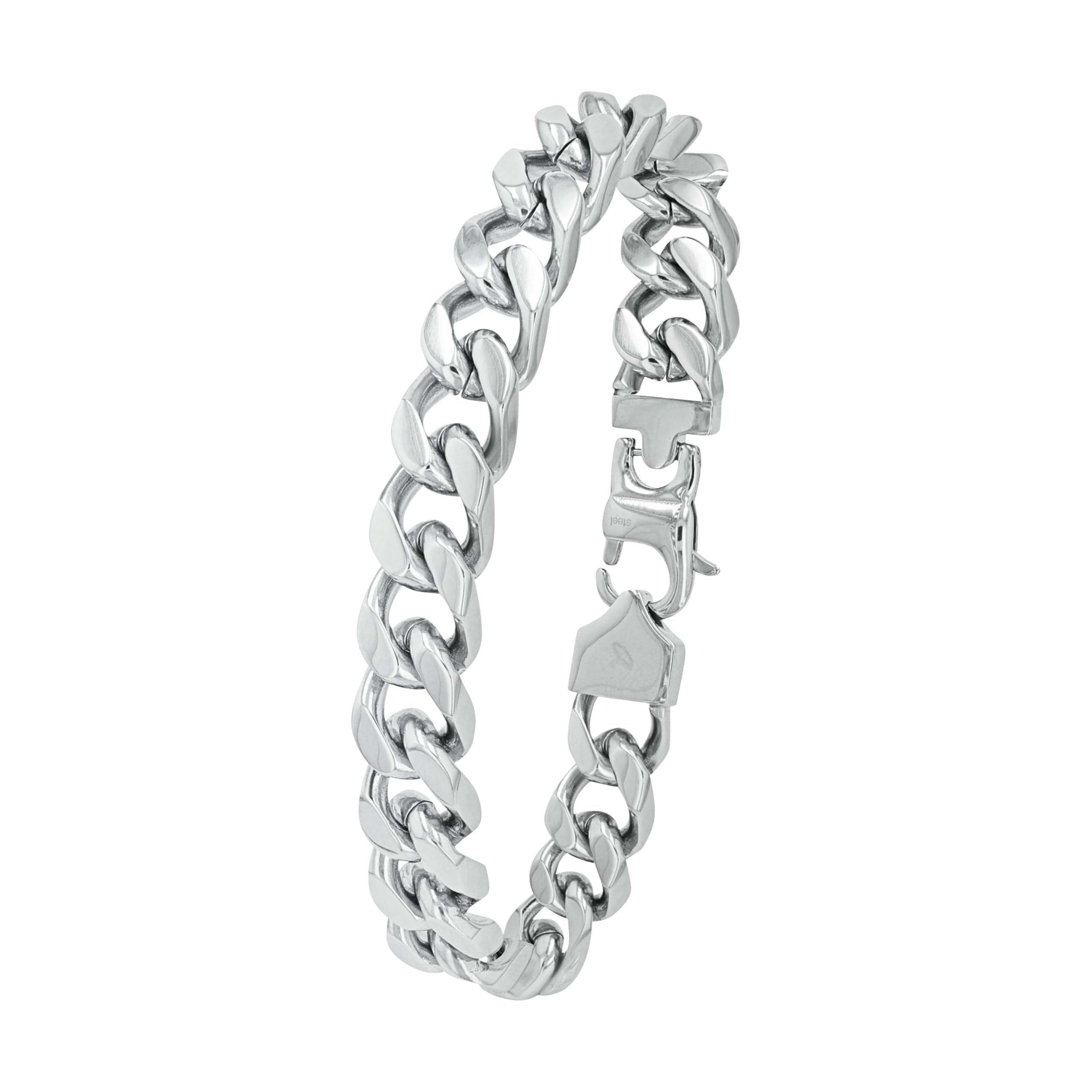 amor Bracciale da uomo in argento sterling 925, disponibile in confezione regalo per gioielli