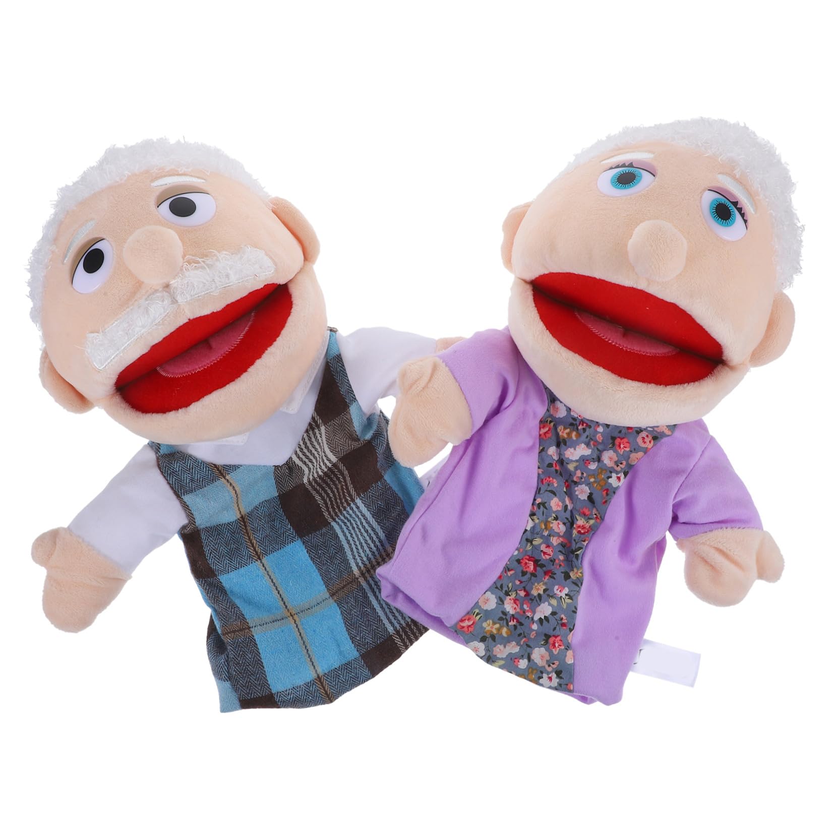 Marionetas de Mano Realistas Hora del Cuento 2 Unidades de Juguete Educativo Familiar
