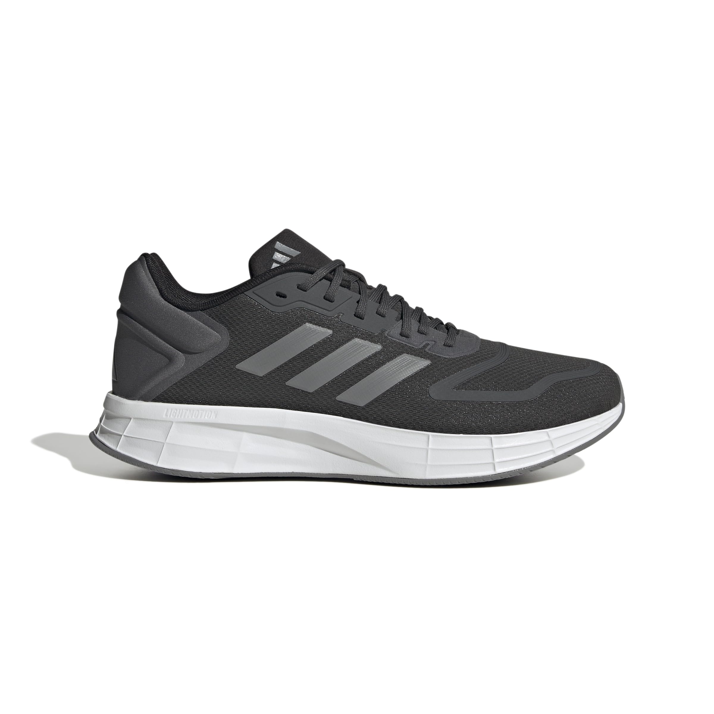 adidas Duramo 10 Shoes, Zapatillas para Correr Hombre, Grey Six/Grey Three/Cloud White, 41 1/3 EU