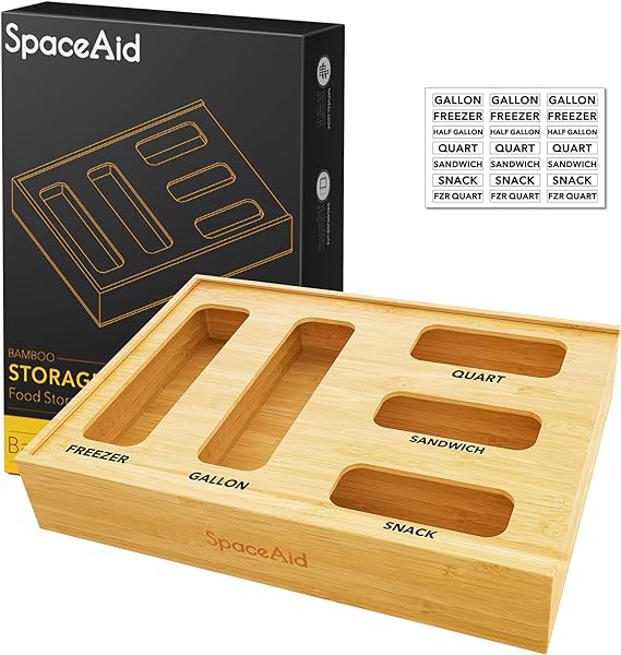 Bag Storage Organizer for Kitchen Drawer