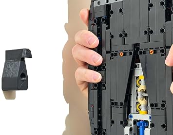 3Dudes & Dad Wall Mount Compatible with LEGO® Technic Aston Martin AMR25 F1 car (Set 42240) – Perfect-Fit Display Bracket – Secure, Robust & Space-Saving – Easy Installation with Supplied Fixings