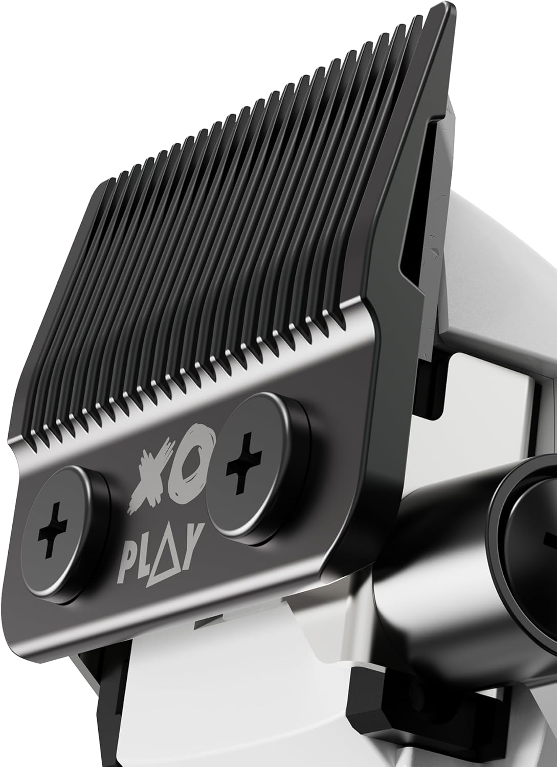 TPOB Play Barber Hair Clippers for Men 7500 RPM with Rubber Grips (White 3 Set) - Image 5