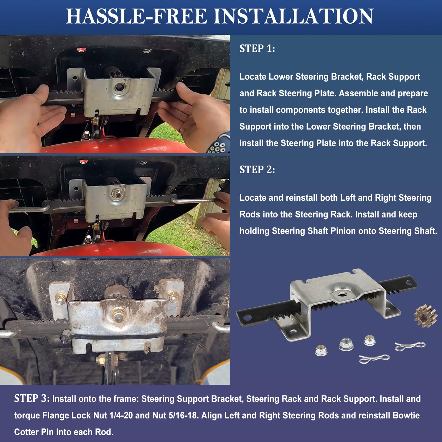 Amazon.com: 753-11064B CR12 Steering Service Kit for Troy-Bilt