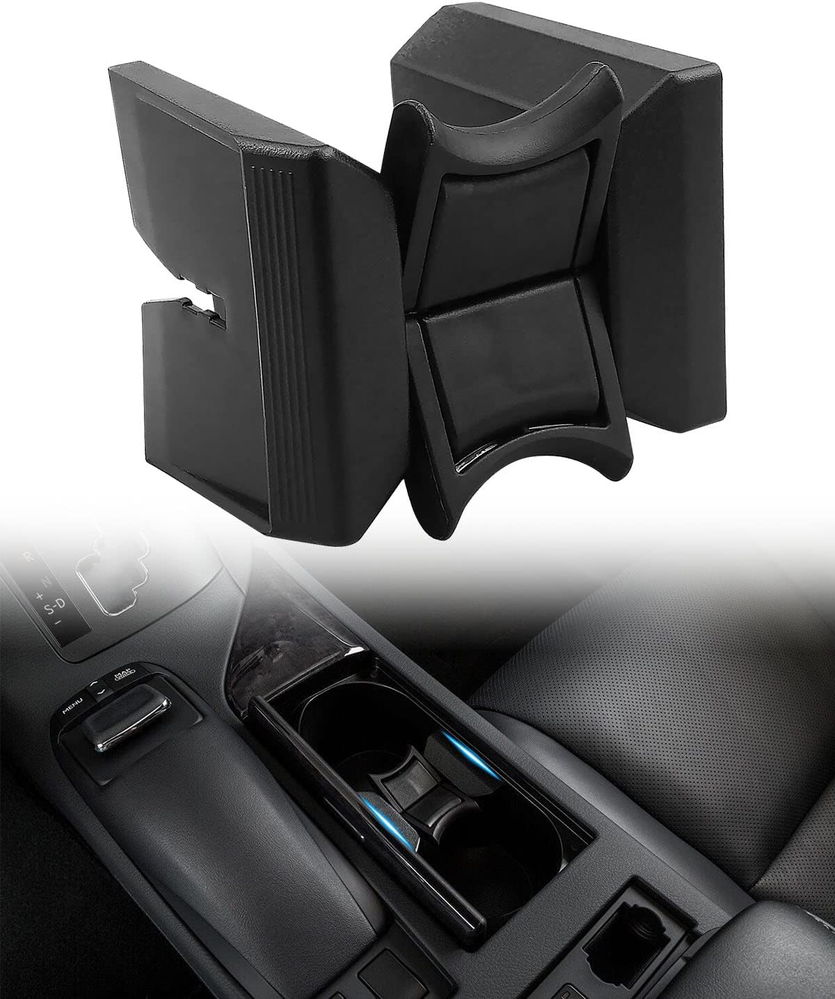 Center Console Cup Holder Divider Insert Fit for Lexus RX350 RX 350 RX350 F image 2
