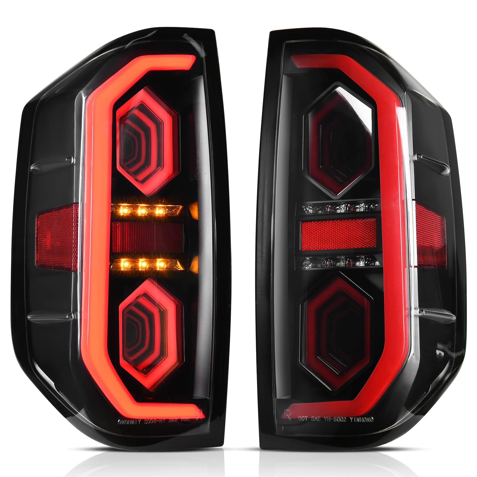Photo 1 of DWVO LED Tail Lights Compatible with 2014-2021 Tundra Rear Taillight taillamps Passenger Side and Driver Side Clear Lens