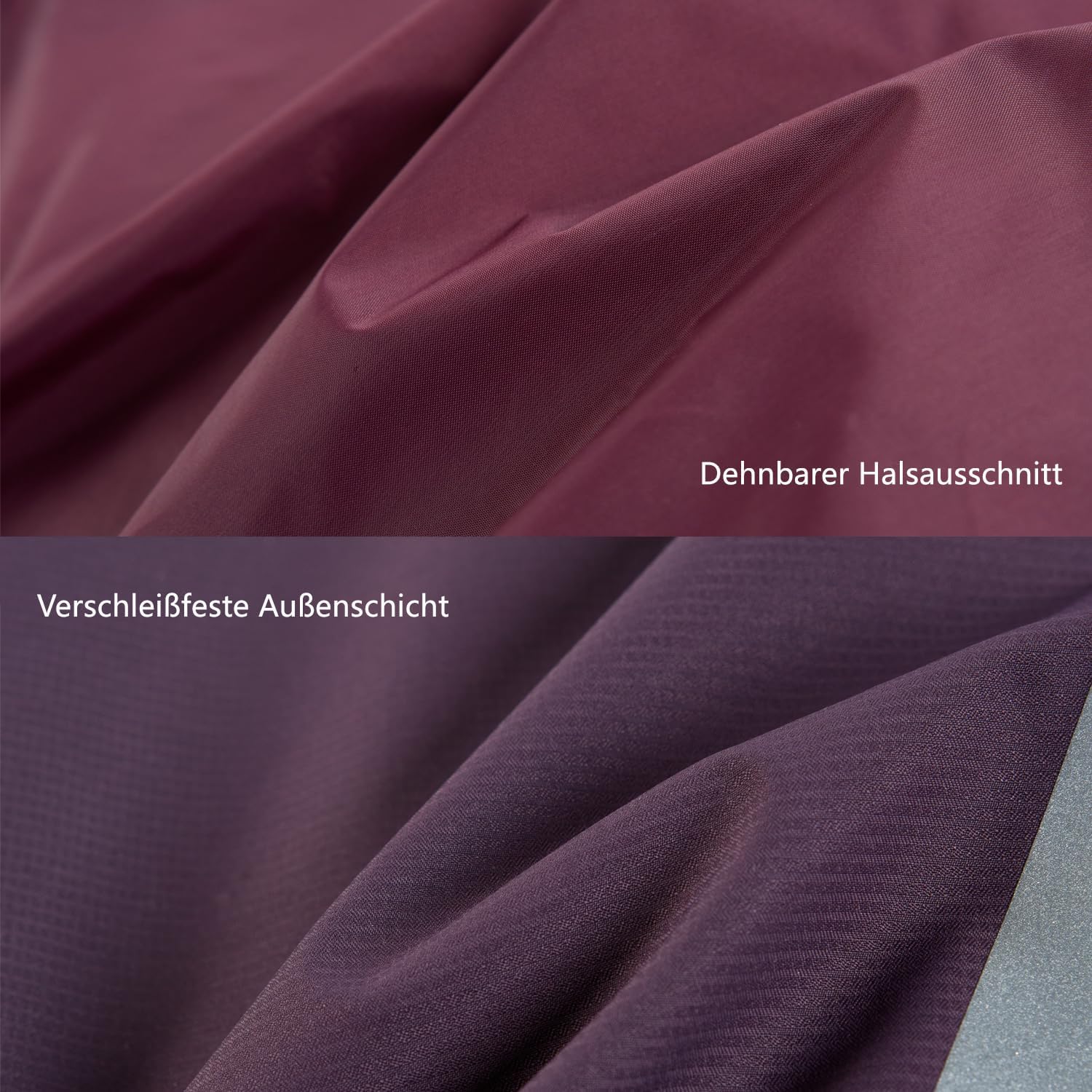 2-Pack Waterproof Dog Winter Jacket and Raincoat Set (Back Length 40cm