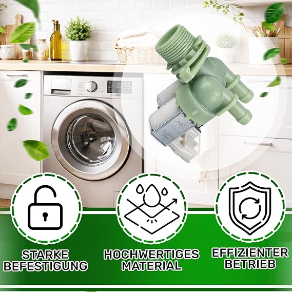Solenoid Valve Washing Machine 2-Way 180° Diameter 10.5 mm 41018989 for Candy 5 years - ONIX TECH